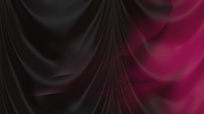 Abstract Pink and Black Satin Curtain Background