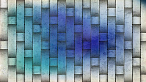 Blue and White Woven Bamboo Background