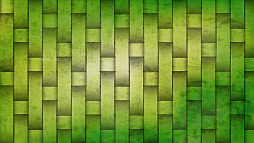 Green Wicker Twill Weave Background Texture