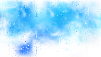 Blue and White Water Drop Background