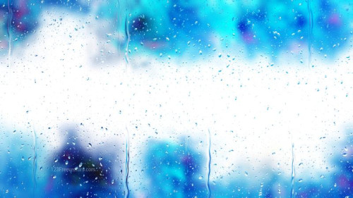 Blue and White Water Drop Background Image