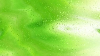 Green and White Rain Water Drops Background