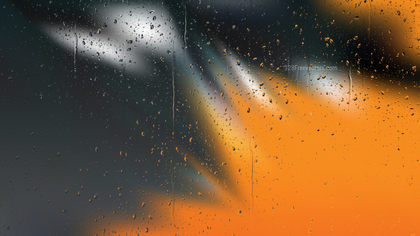 Orange and Black Raindrop Background Image