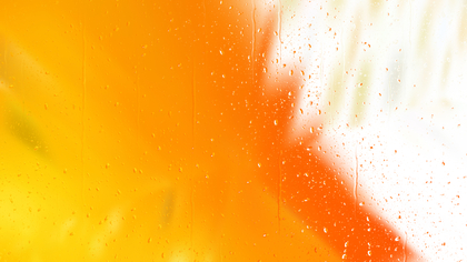 Orange and White Water Droplet Background