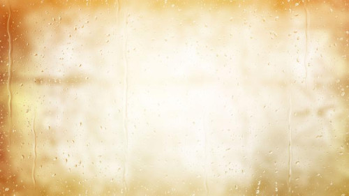 Orange and White Rain Water Drops Background