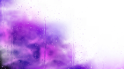 Purple and White Raindrop Background