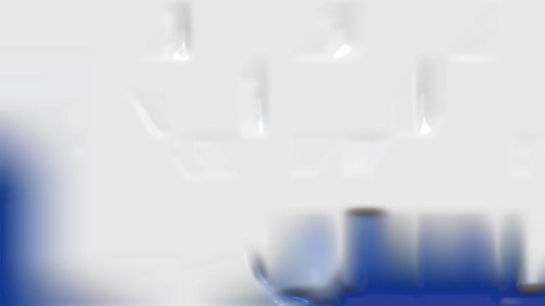 Blue and White Plastic Sheet Texture Background