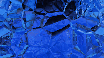 Cool Blue Crystal Abstract background