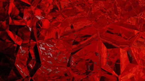 Abstract Cool Red Crystal Background Image