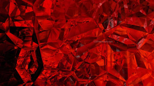 Cool Red Abstract Crystal Background