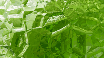 Green Abstract Crystal Background Image