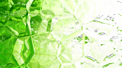 Green and White Crystal Abstract background