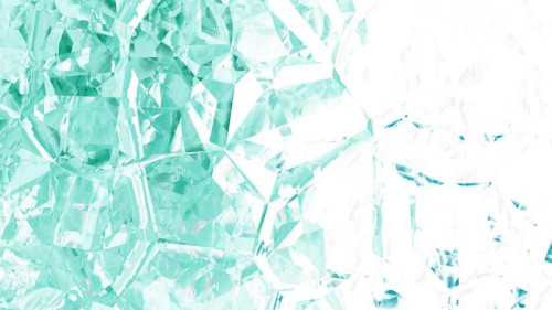 Green and White Abstract Crystal Background