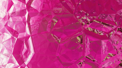 Hot Pink Abstract Crystal Background
