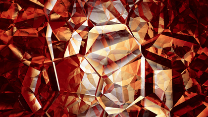 Abstract Orange and Black Crystal Background