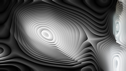 Black and Grey Curvature Ripple Background Image