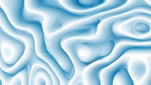 Abstract 3d Blue and White Curved Lines Background