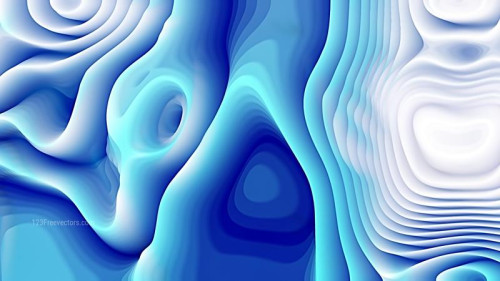Abstract Blue and White Curvature Ripple Background Image