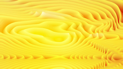 Abstract Bright Yellow Curved Lines Ripple Texture
