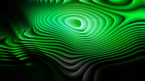 Cool Green Curved Lines Ripple Background