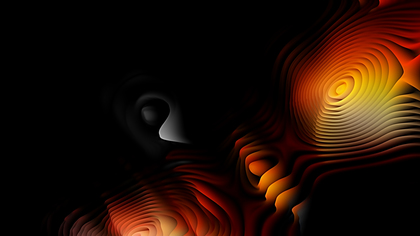Cool Orange 3d Abstract Curved Lines Texture