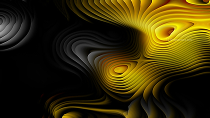 Abstract 3d Cool Yellow Curved Lines Ripple background