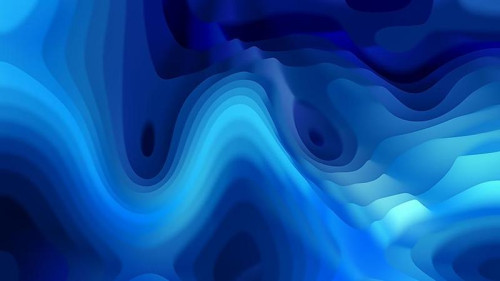 Dark Blue Curved Lines Ripple Background
