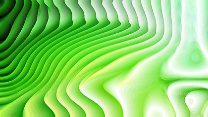 Abstract 3d Green and White Curved Lines Texture