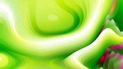 Green and White Curvature Ripple Texture