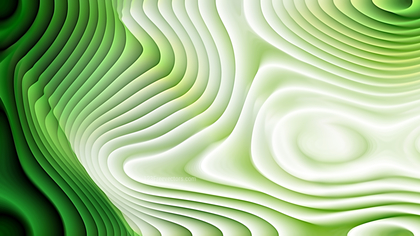 Green and White Curvature Ripple Background Image