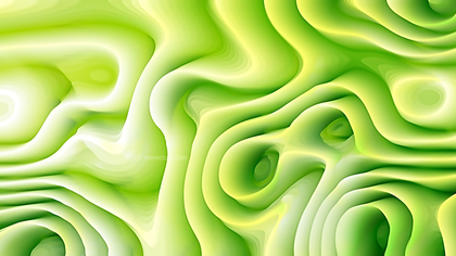 Abstract 3d Green and White Curved Lines Texture Background