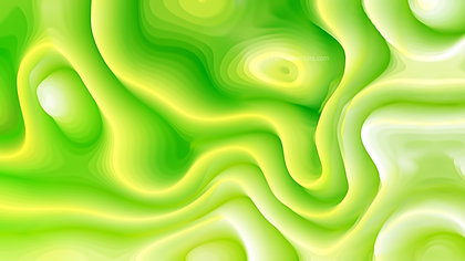 Green and White 3d Abstract Curved Lines Texture