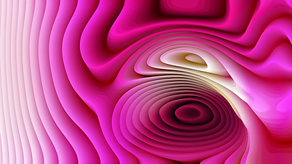 Hot Pink 3d Curved Lines Ripple background