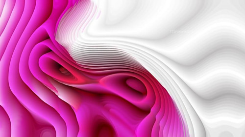 Abstract Pink and White Curved Lines Ripple Background