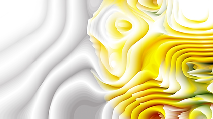 Yellow and White 3d Curved Lines Texture