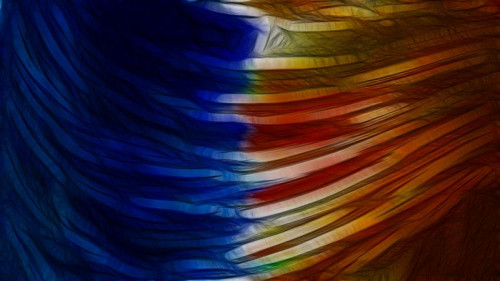 Blue and Orange Textured Background