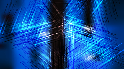Black and Blue Chaotic Intersecting Lines Background