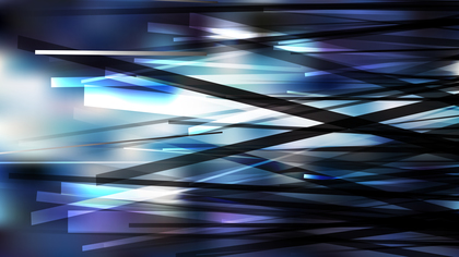Blue Black and White Chaotic Intersecting Lines Background
