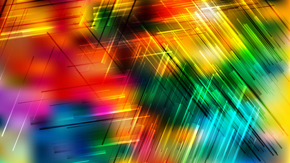 Abstract Colorful Irregular Lines Background Vector Graphic