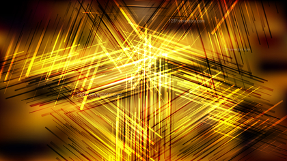 Cool Gold Chaotic Overlapping Lines Background
