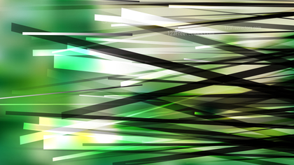 Abstract Green Black and White Intersecting Lines Stripes Background