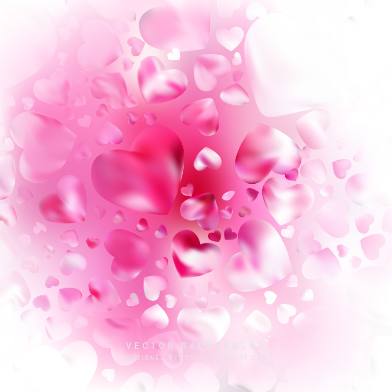 Light Pink Heart Background