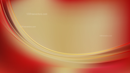 Beige and Red Abstract Wave Background