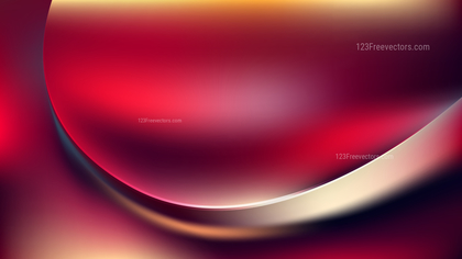 Beige and Red Abstract Curve Background