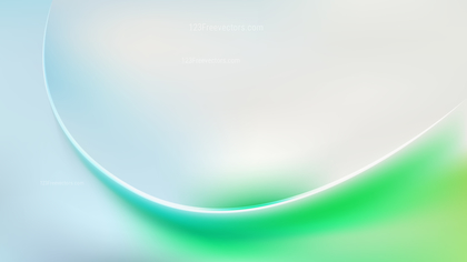 Blue Green and White Abstract Wavy Background Design