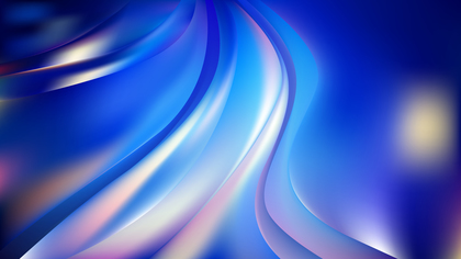 Glowing Dark Blue Wave Background