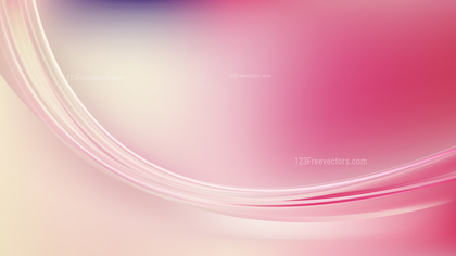 Pink and Beige Abstract Wave Background Template