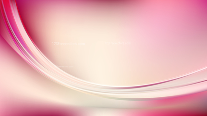 Pink and Beige Abstract Wavy Background Illustrator