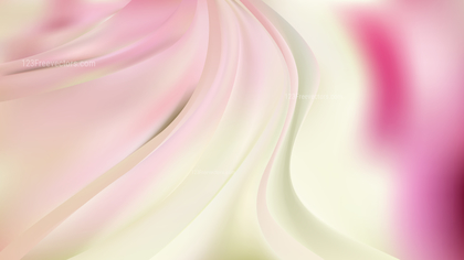 Abstract Glowing Pink and Beige Wave Background