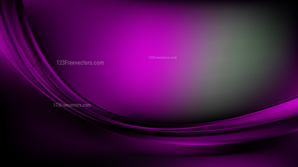 Abstract Glowing Purple and Black Wave Background Vector